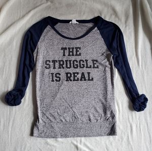 Streetwear society long sleeve top size M